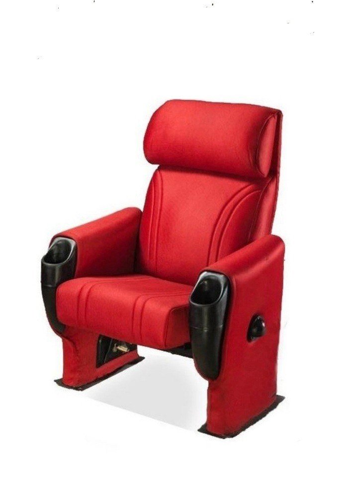 Close-up view of Brandwave Furniture cinema chair build quality